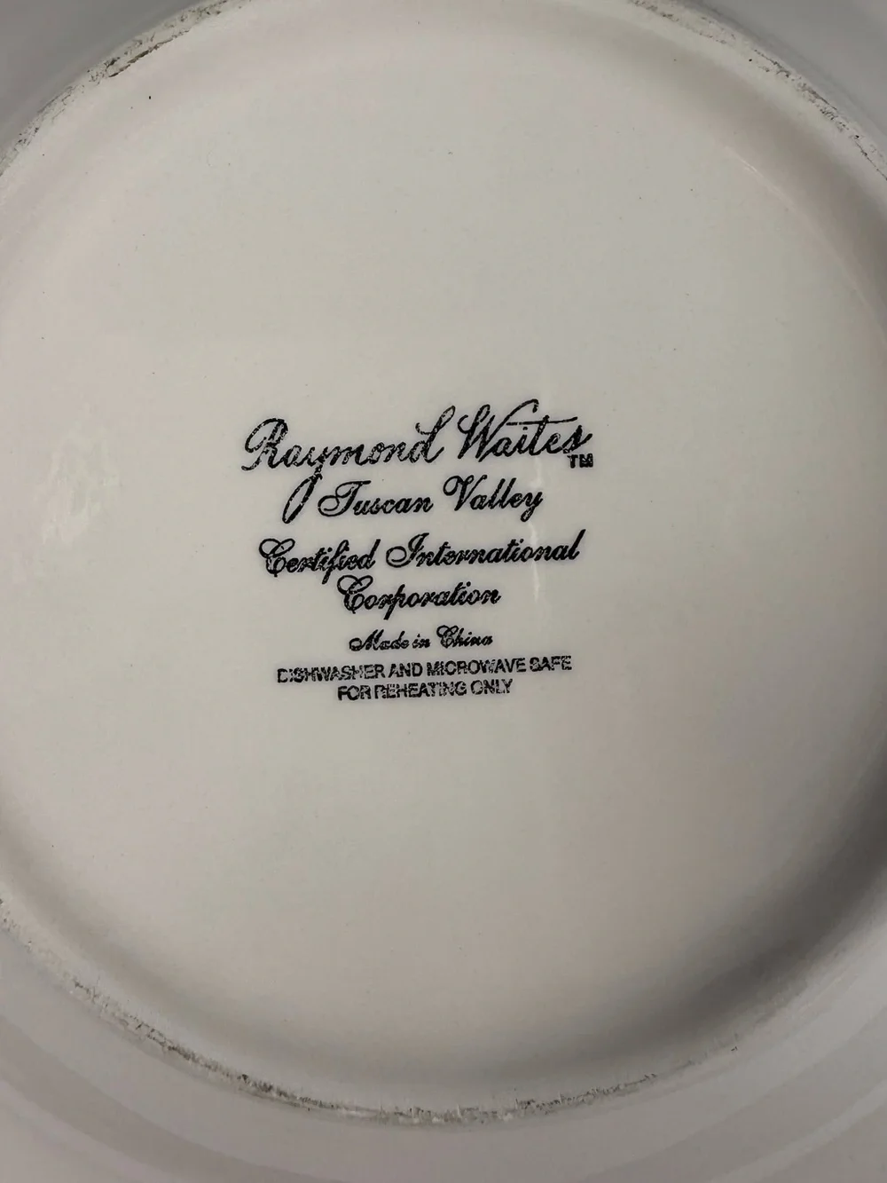 Hand-Painted Fruit Ceramic Serving Plate in Orange and Black
